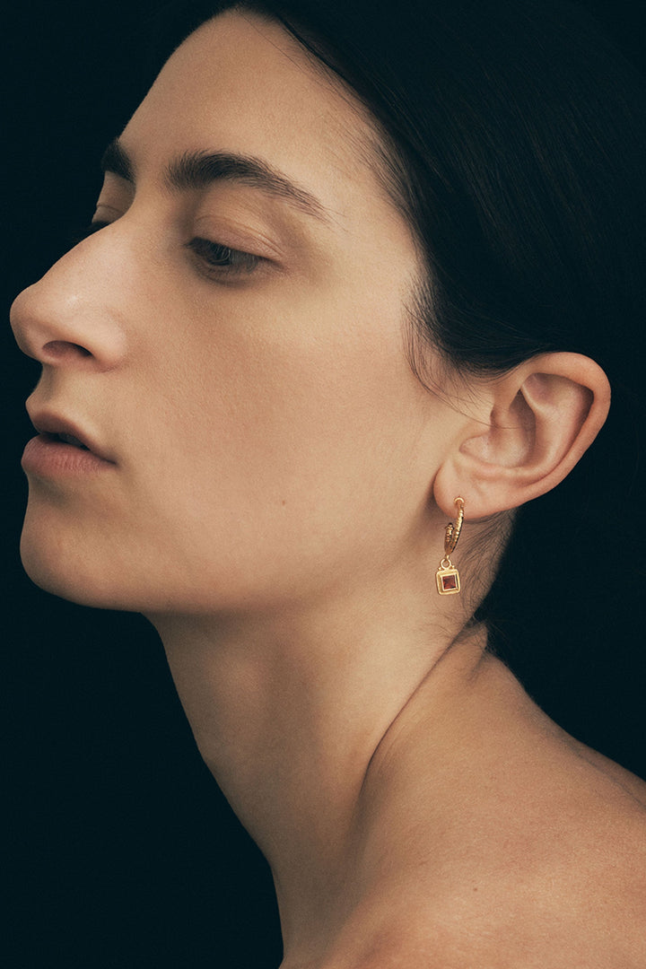 Temple Of The Sun Cilla Earring - Gold