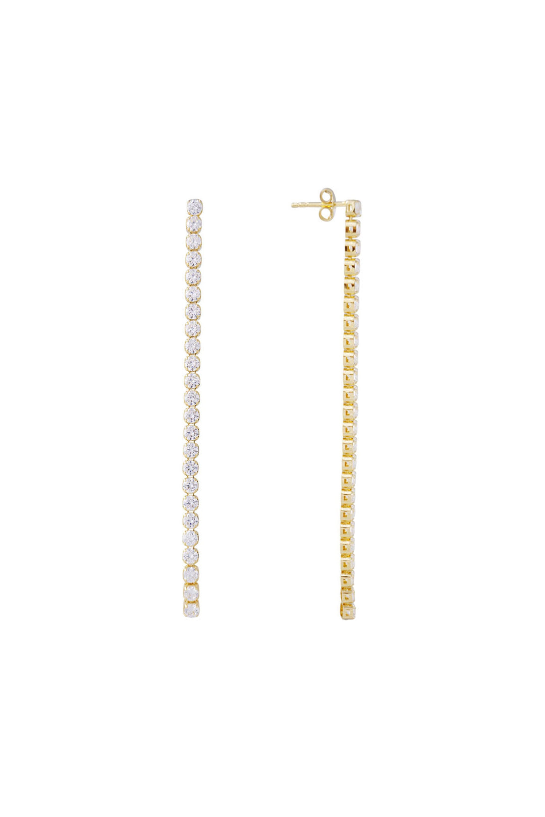 Fairley Dia Earring - Silver