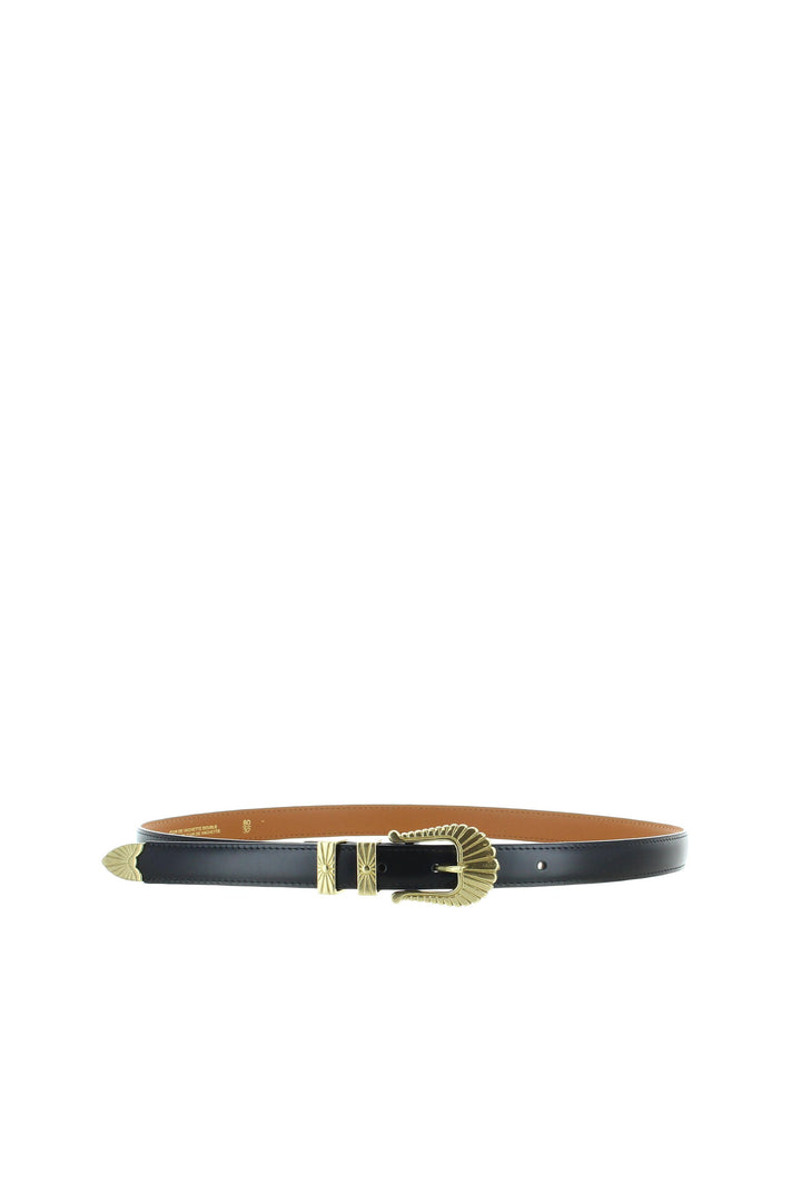 Maison Boinet Bordeaux Belt - Black