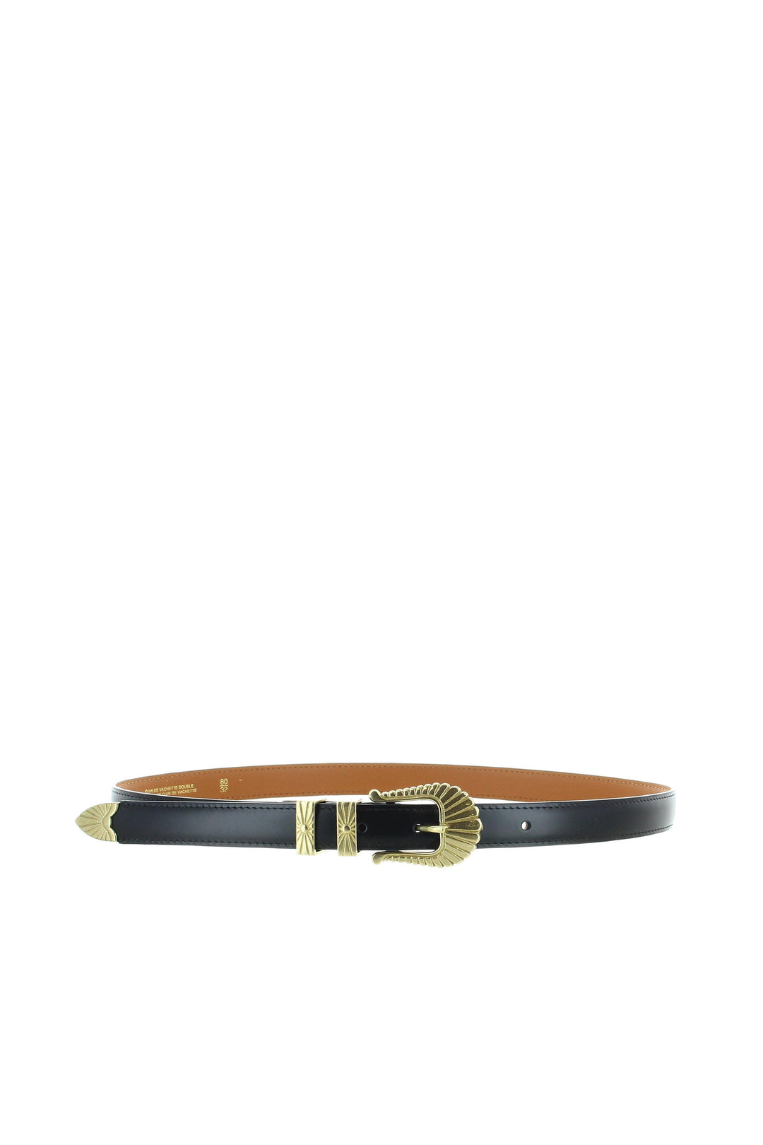 Maison Boinet Bordeaux Belt - Black