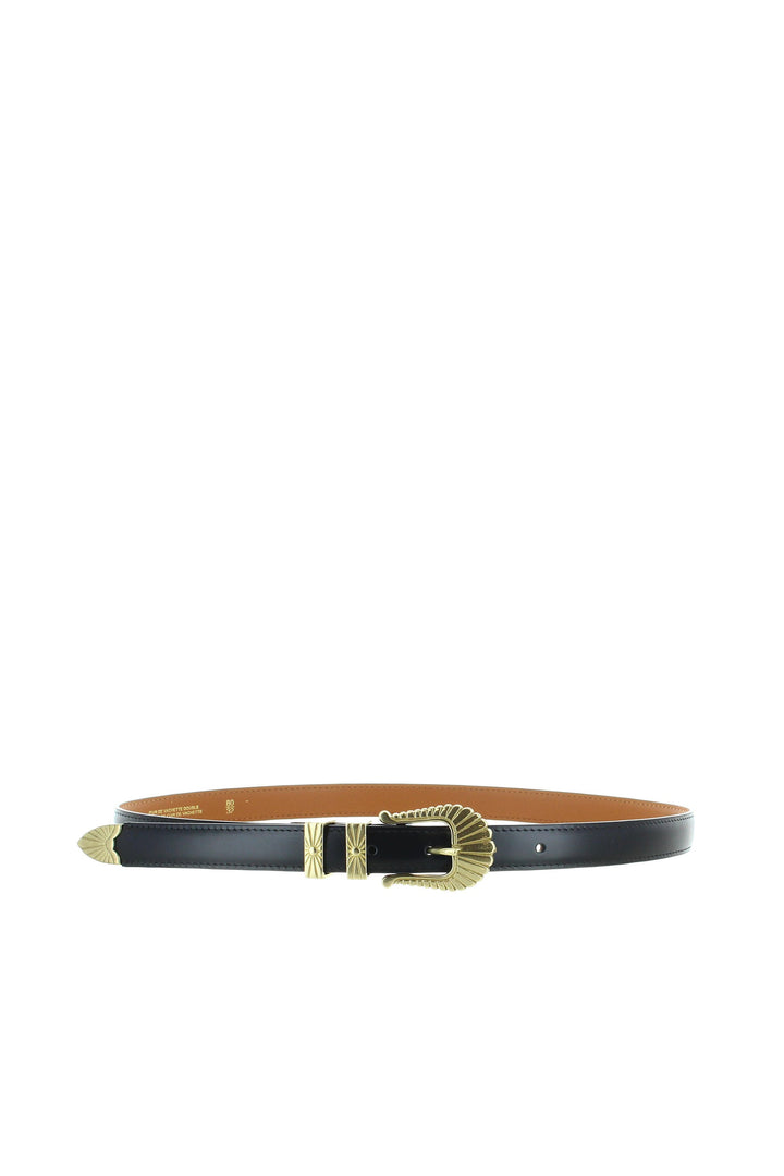 Maison Boinet Bordeaux Belt - Black