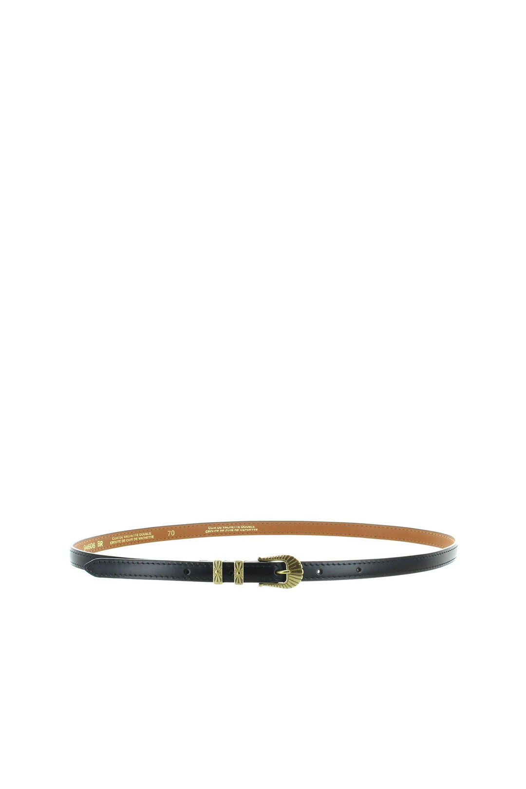Maison Boinet Lyon Belt - Black