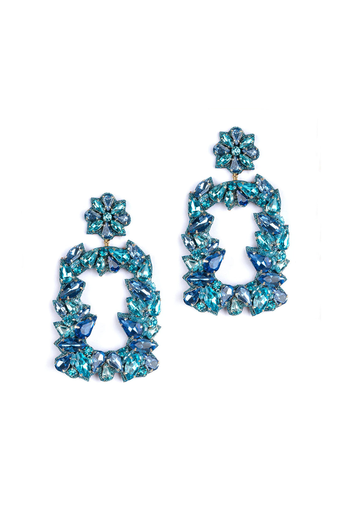 Deepa Gurnani Anushka Earring - Turquoise