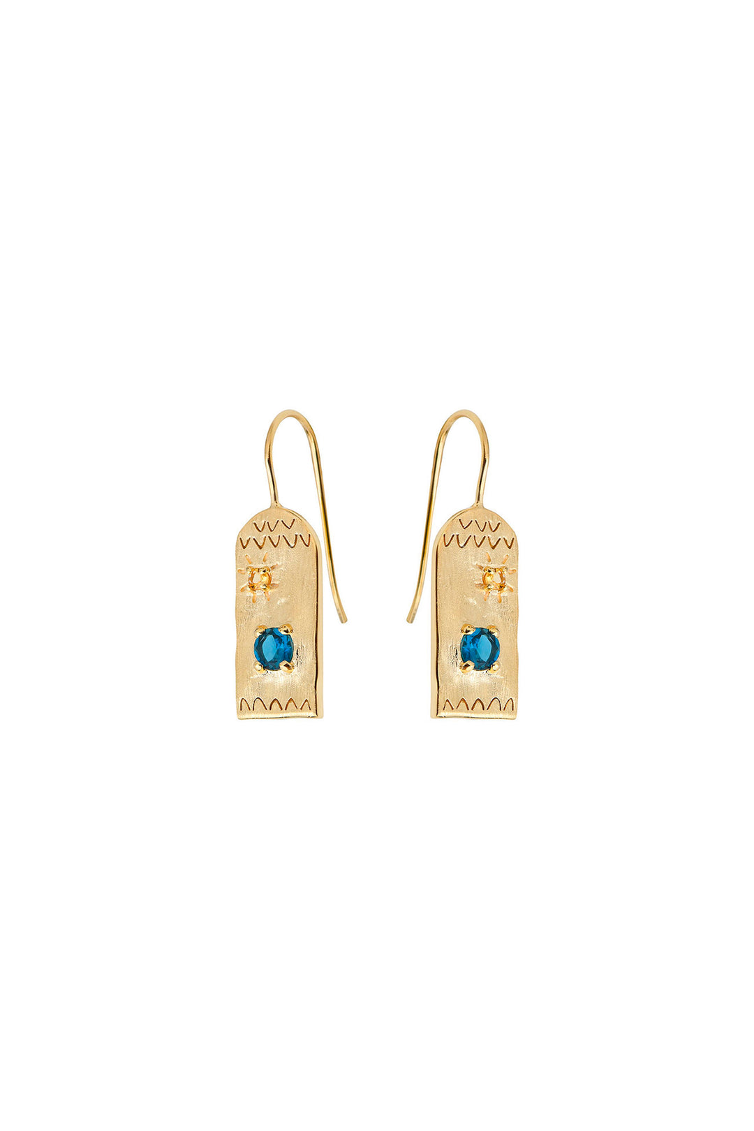 Louise Hendricks Tania Earring - Sapphire