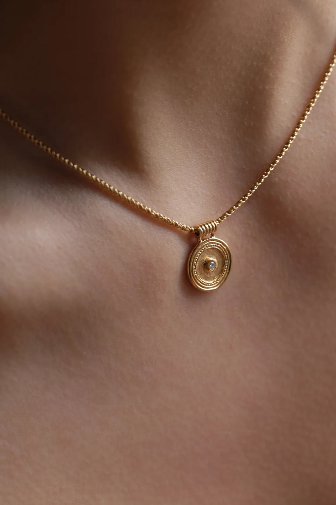 Temple Of The Sun Cape Necklace - Gold