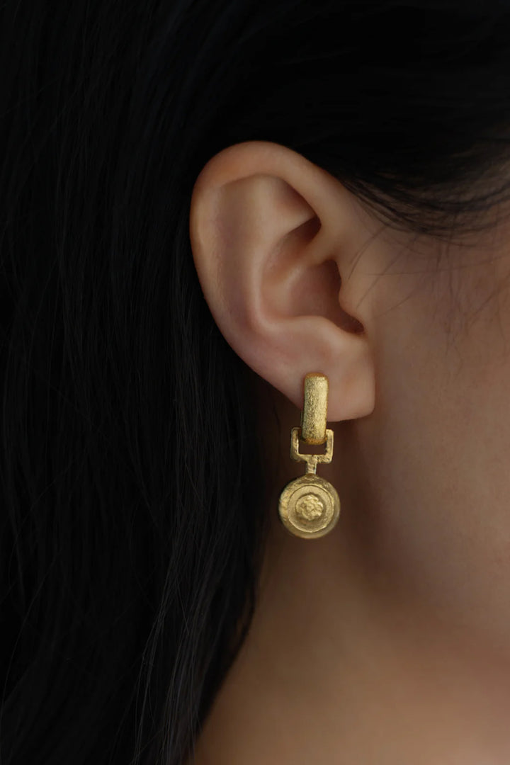 Temple Of The Sun Alida Earring - Gold