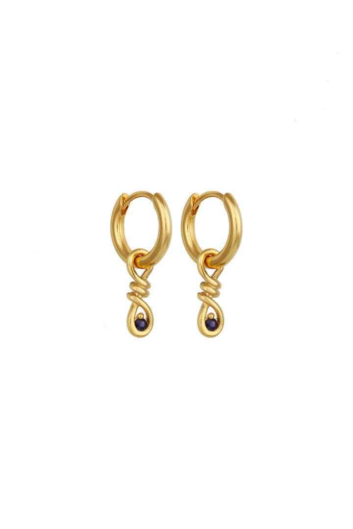 Temple Of The Sun Lia Earring - Gold