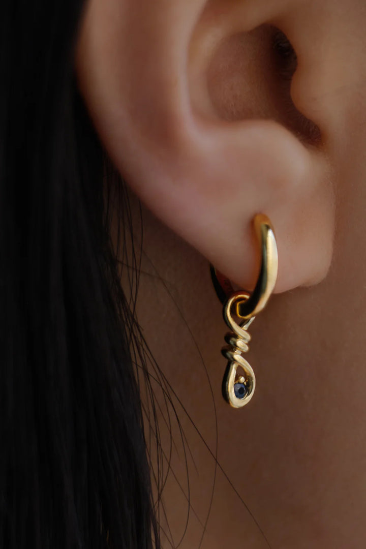 Temple Of The Sun Lia Earring - Gold