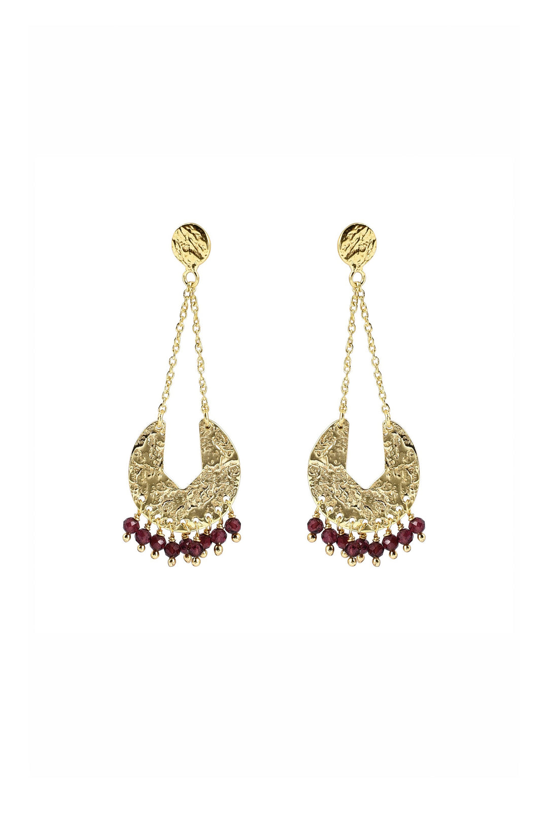 Husk Bead Earring - Gold