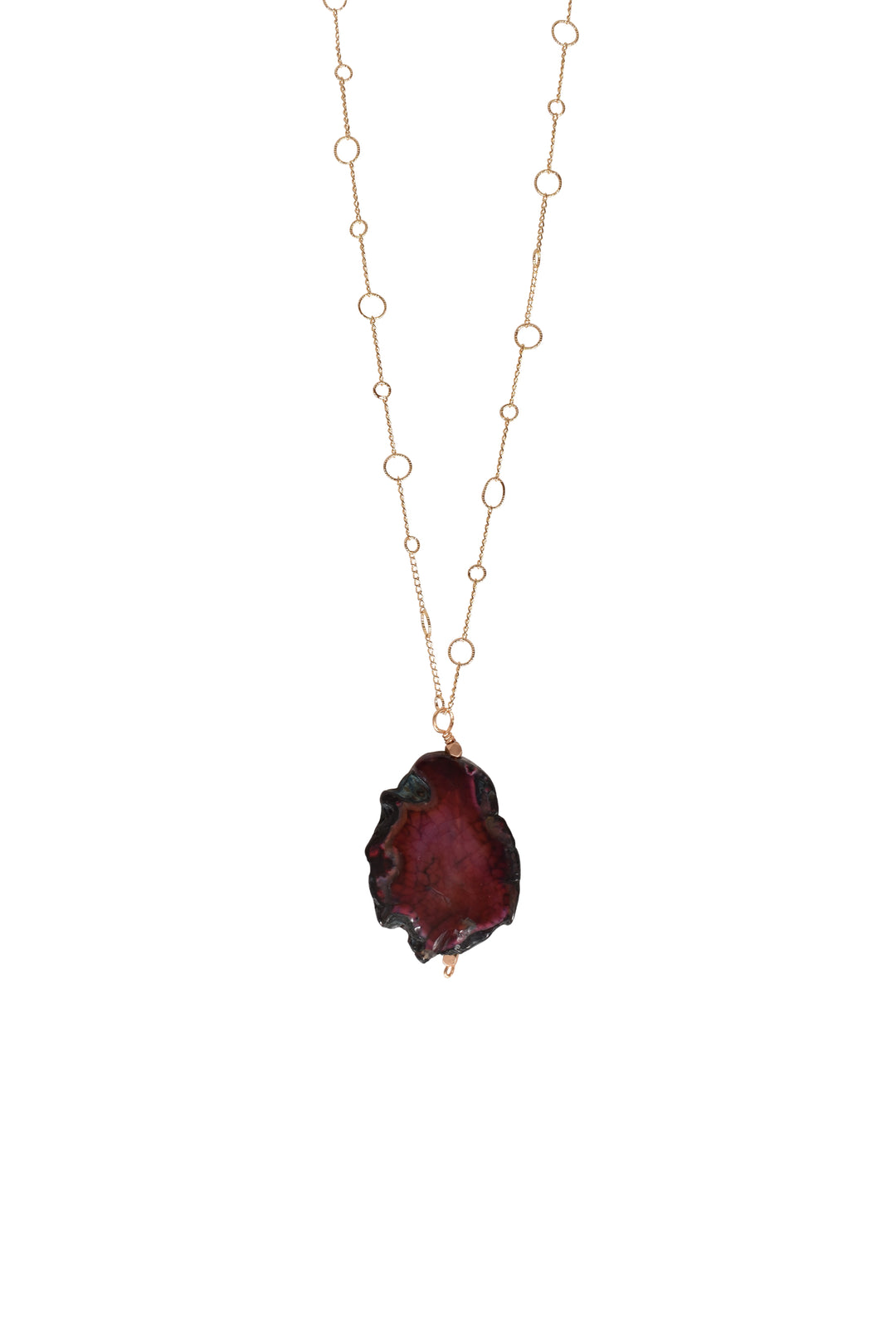 Alouette Design
 Pluma Necklace - Plum