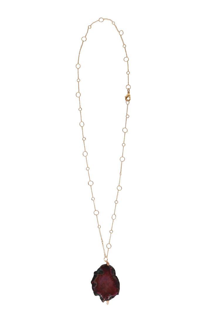Alouette Design
 Pluma Necklace - Plum