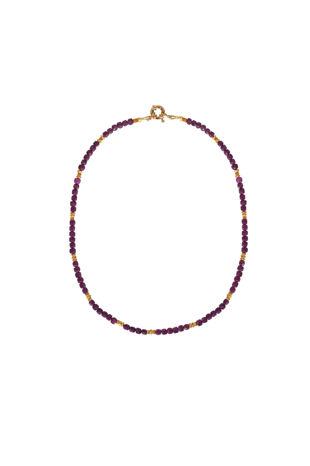 Alouette Design
Bead Necklace - Plum
