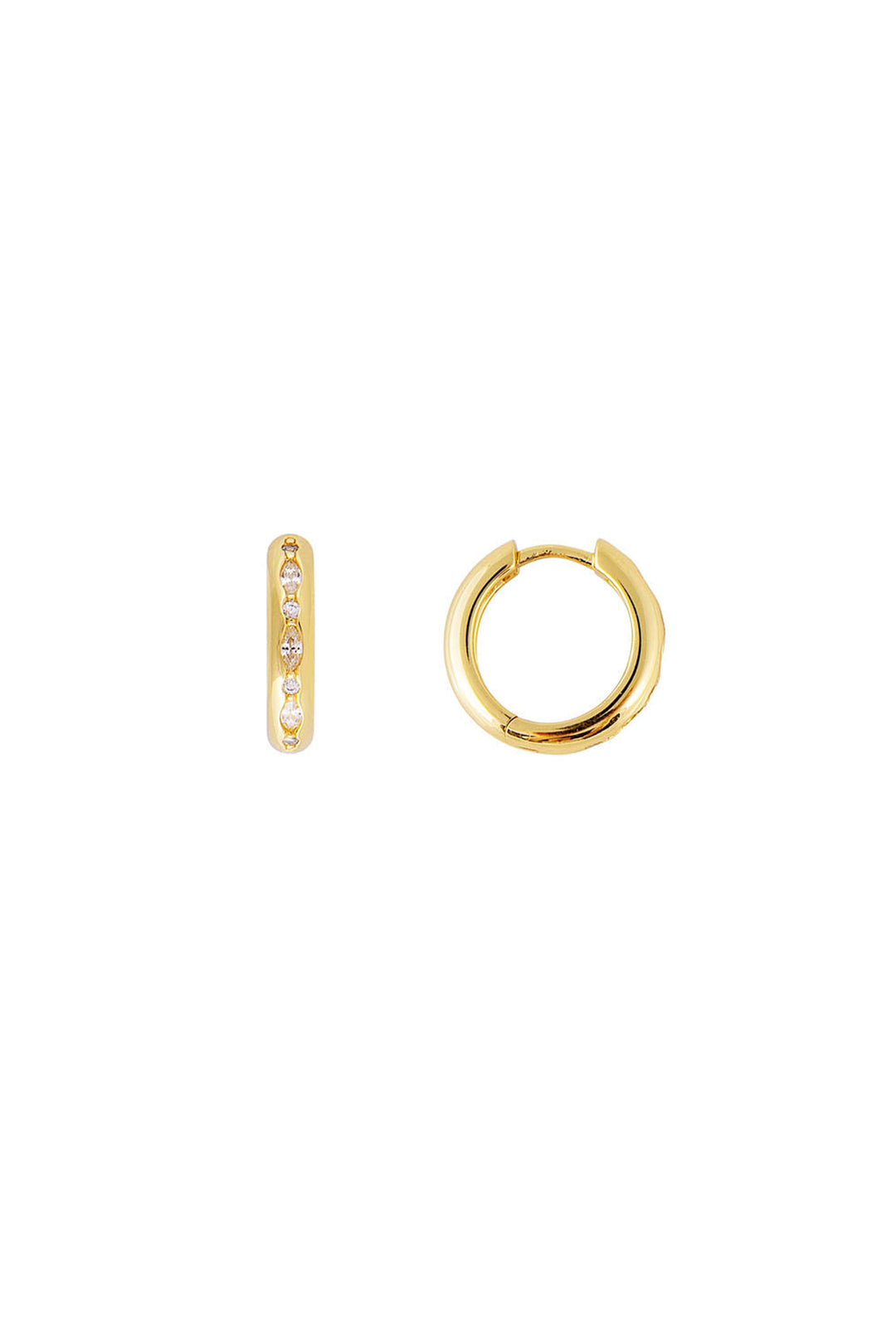 Fairley Bubble Hoops - Gold