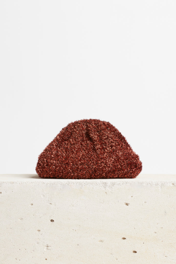 Maria La Rosa Sparkle Bag - Rust