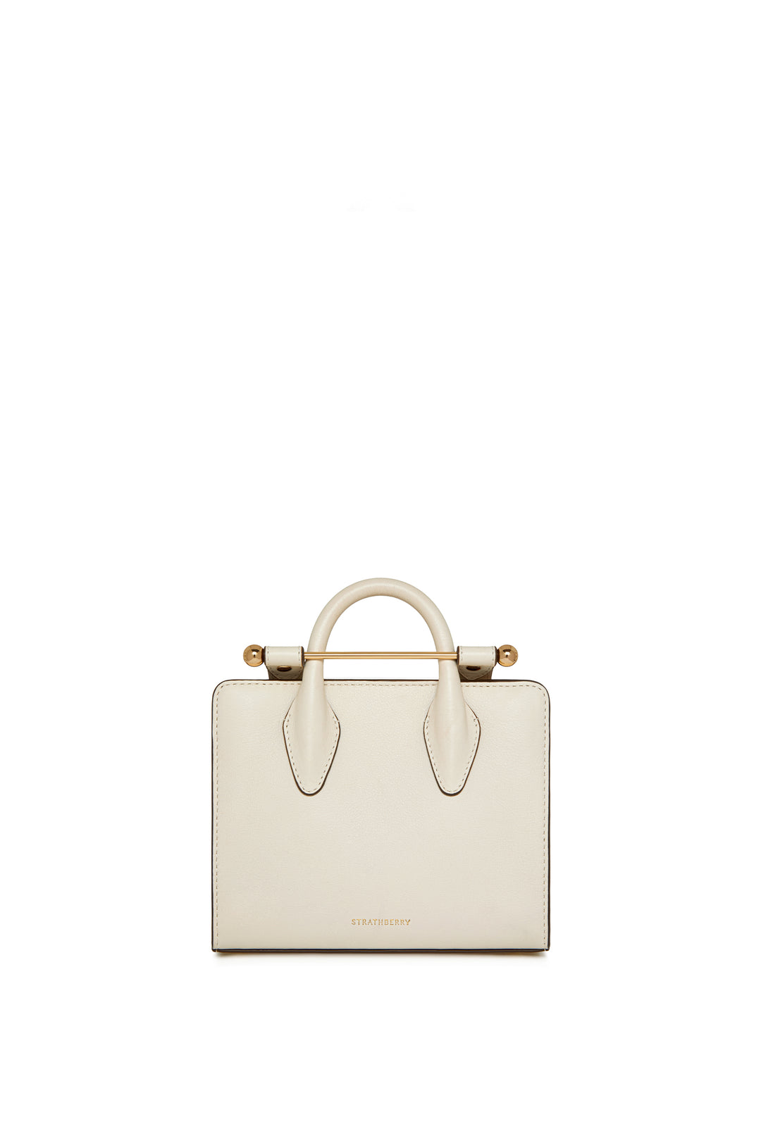 Strathberry Nano Tote - White