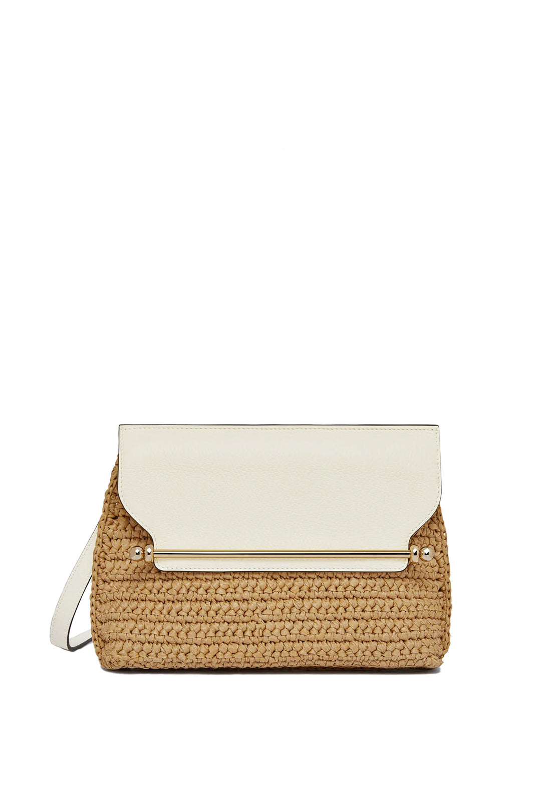 Strathberry Stylist Raffia - White