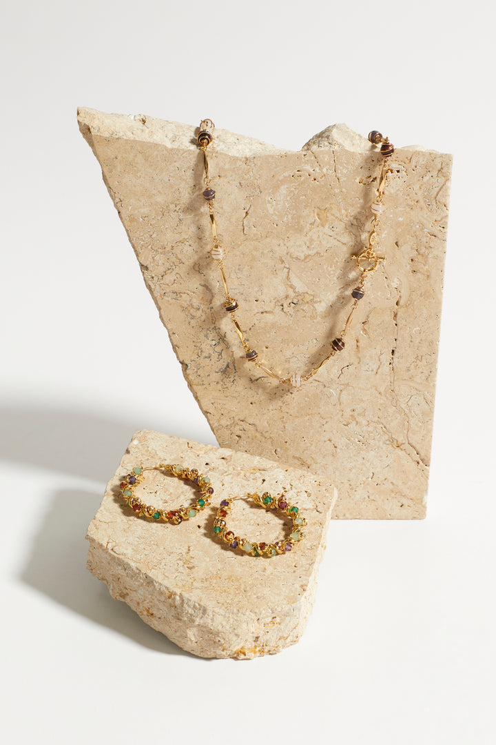 Gas Bijoux Perla Necklace - Multi Coloured