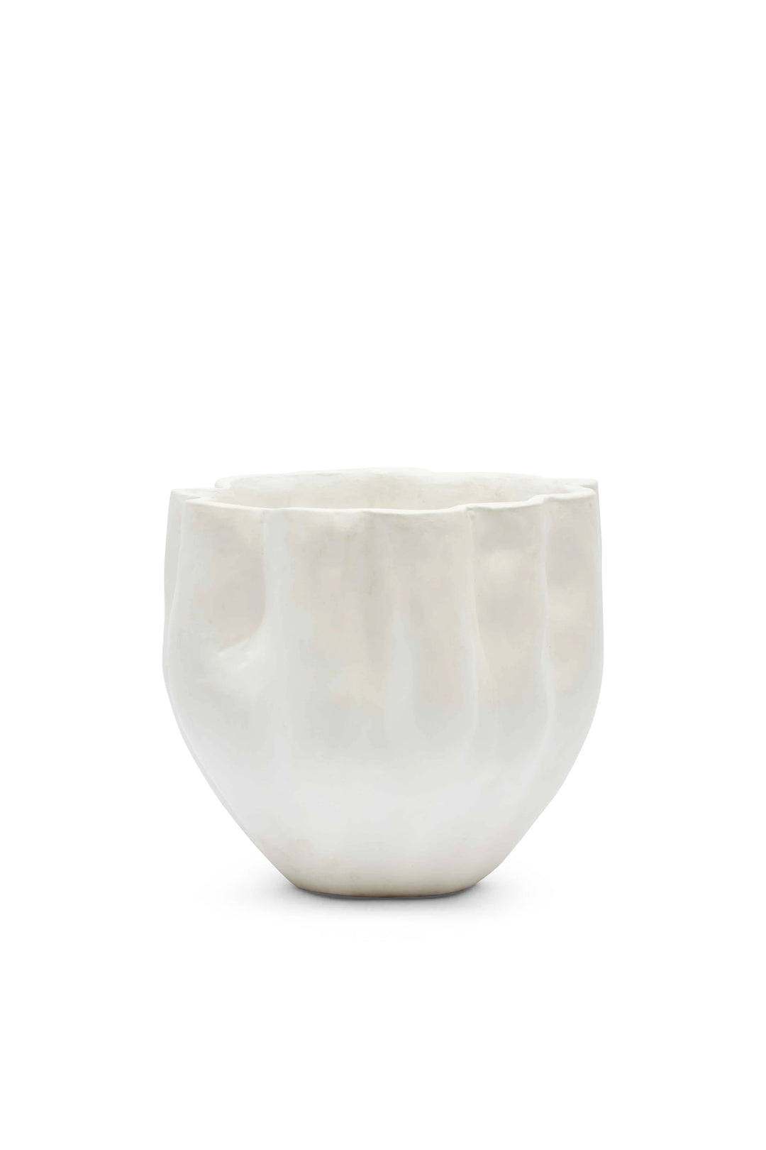 Husk Rafi Vase - White