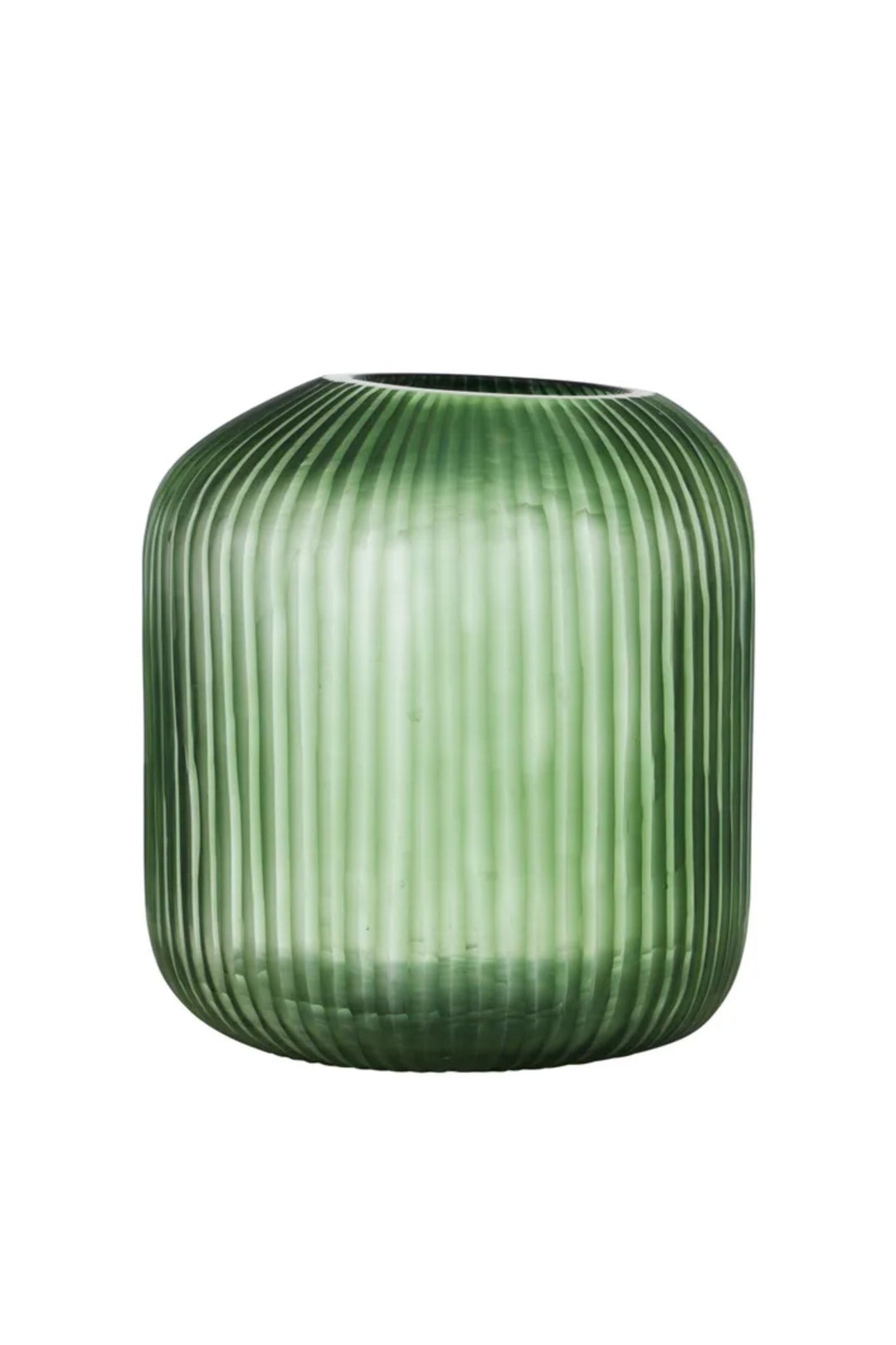 Husk Glass Vase - Emerald