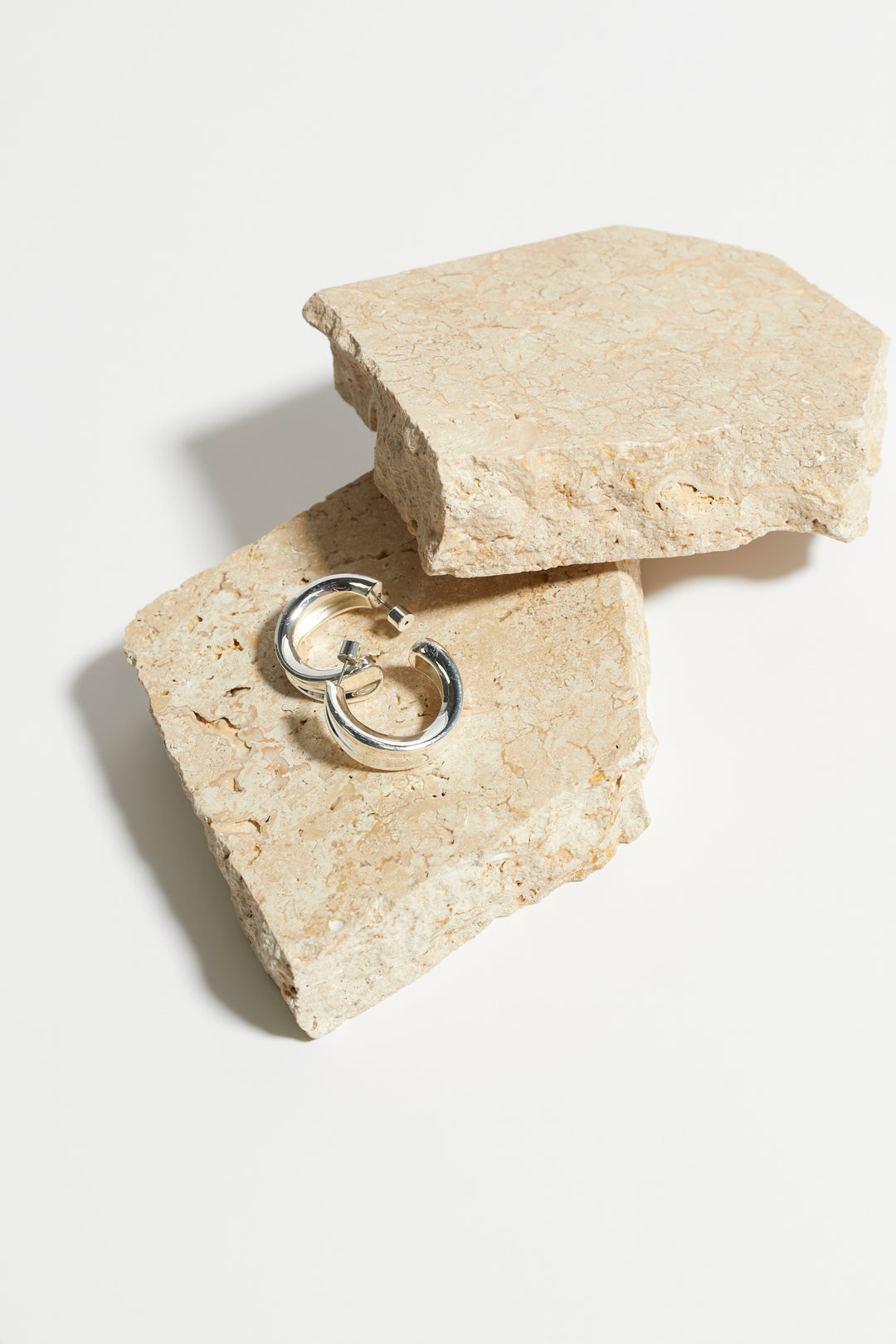 Jenny Bird Doune Hoops - Silver