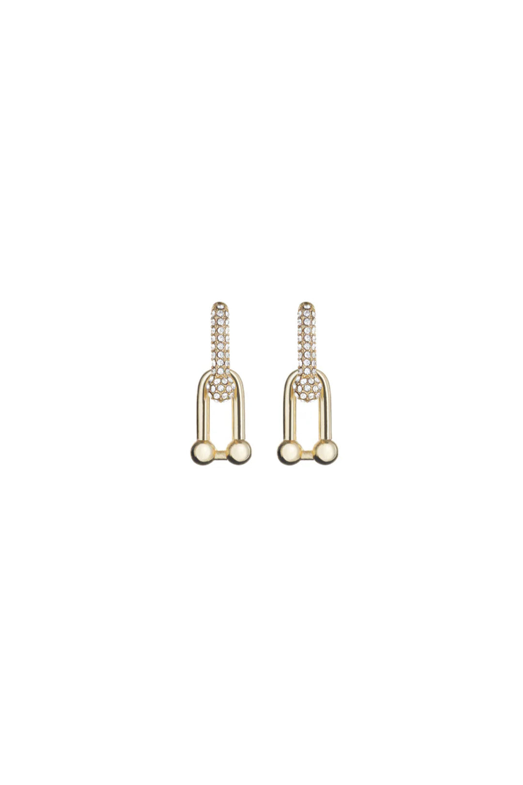 Kitte Bond Pave Earrings - Gold