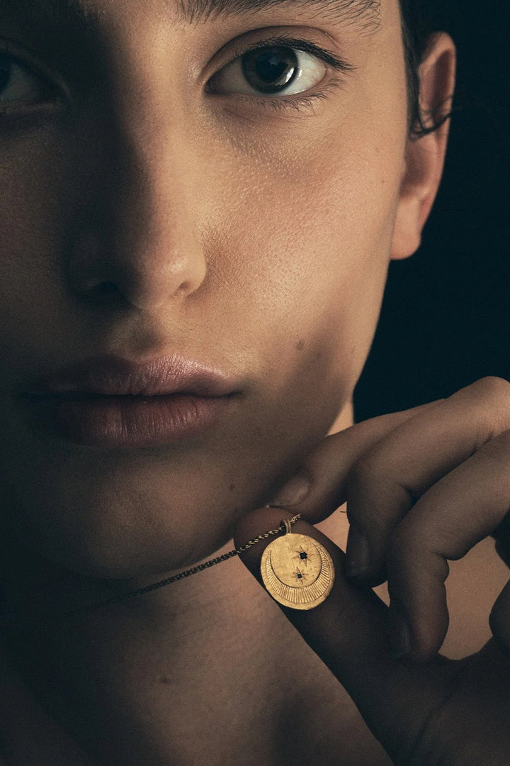 Temple Of The Sun Celeste Necklace - Gold
