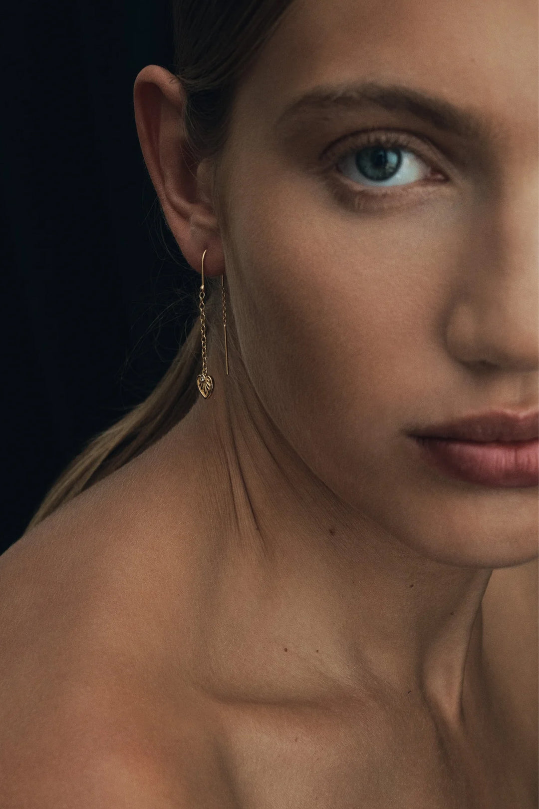 Temple Of The Sun Silph Earrings - Gold