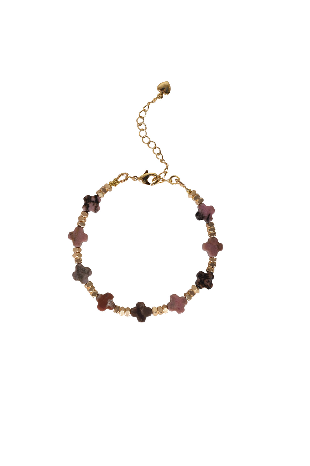 Alouette Design Ira Clover Bracelet - Pink