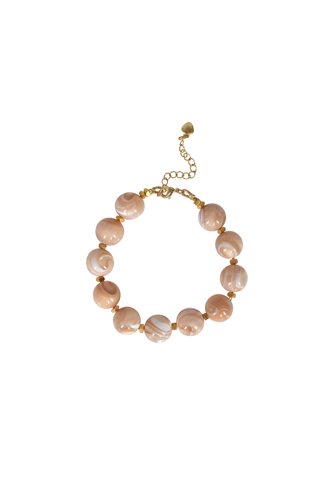 Alouette Design Ball Bracelet - Gold