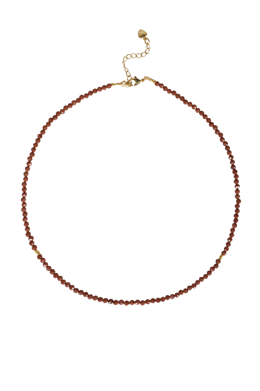 Alouette Design Zita Seed Necklace - Rust