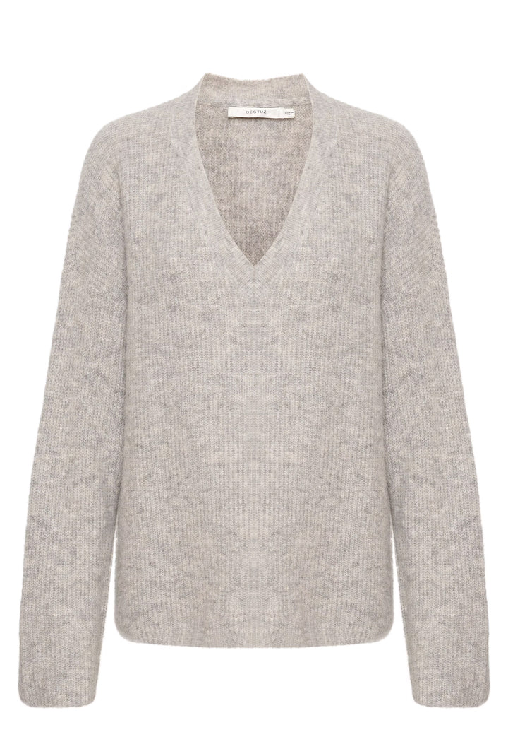 Gestuz Alpha Pullover - Grey Melange