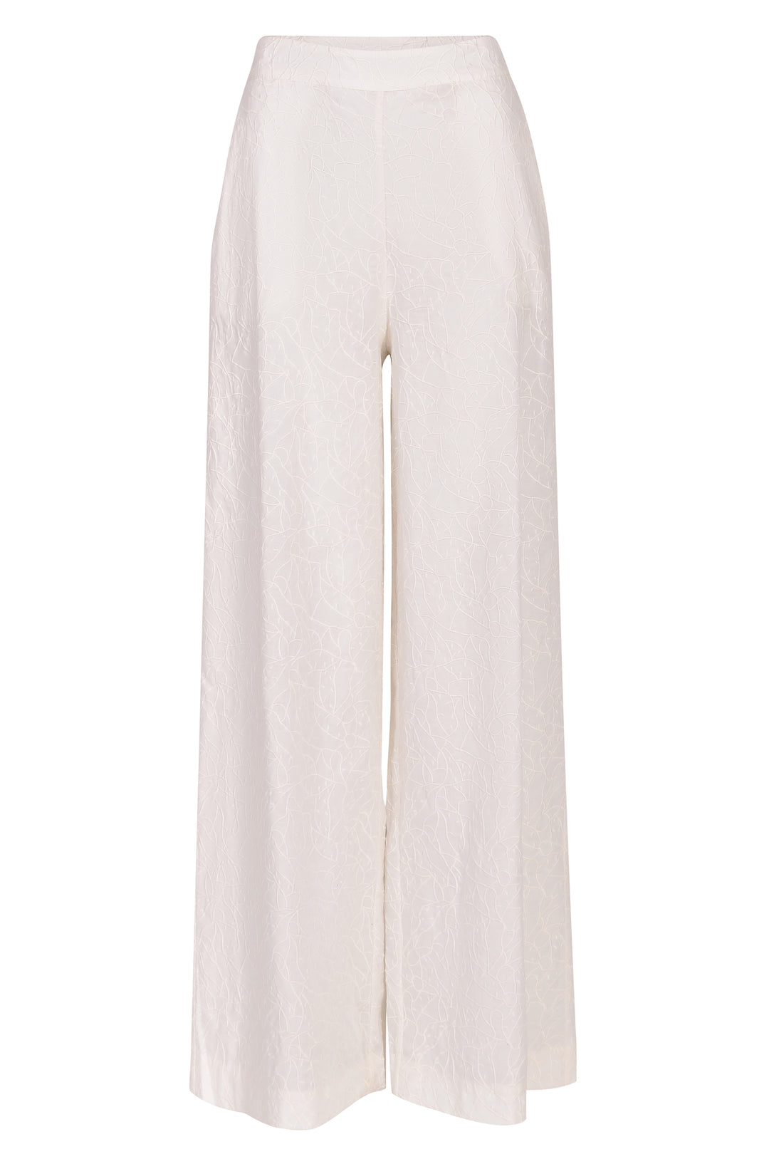 Pearl & Caviar Broderie Pant - Off White