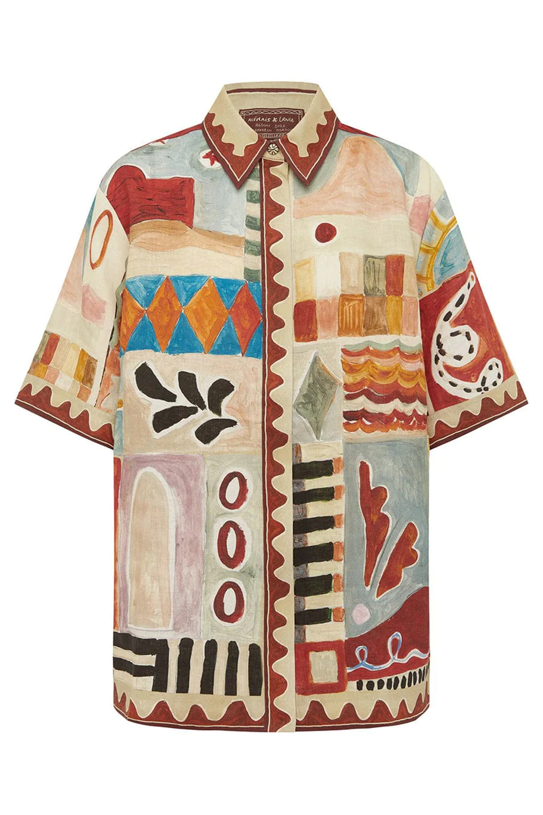 Alemais Michelle Shirt - Multi Colour