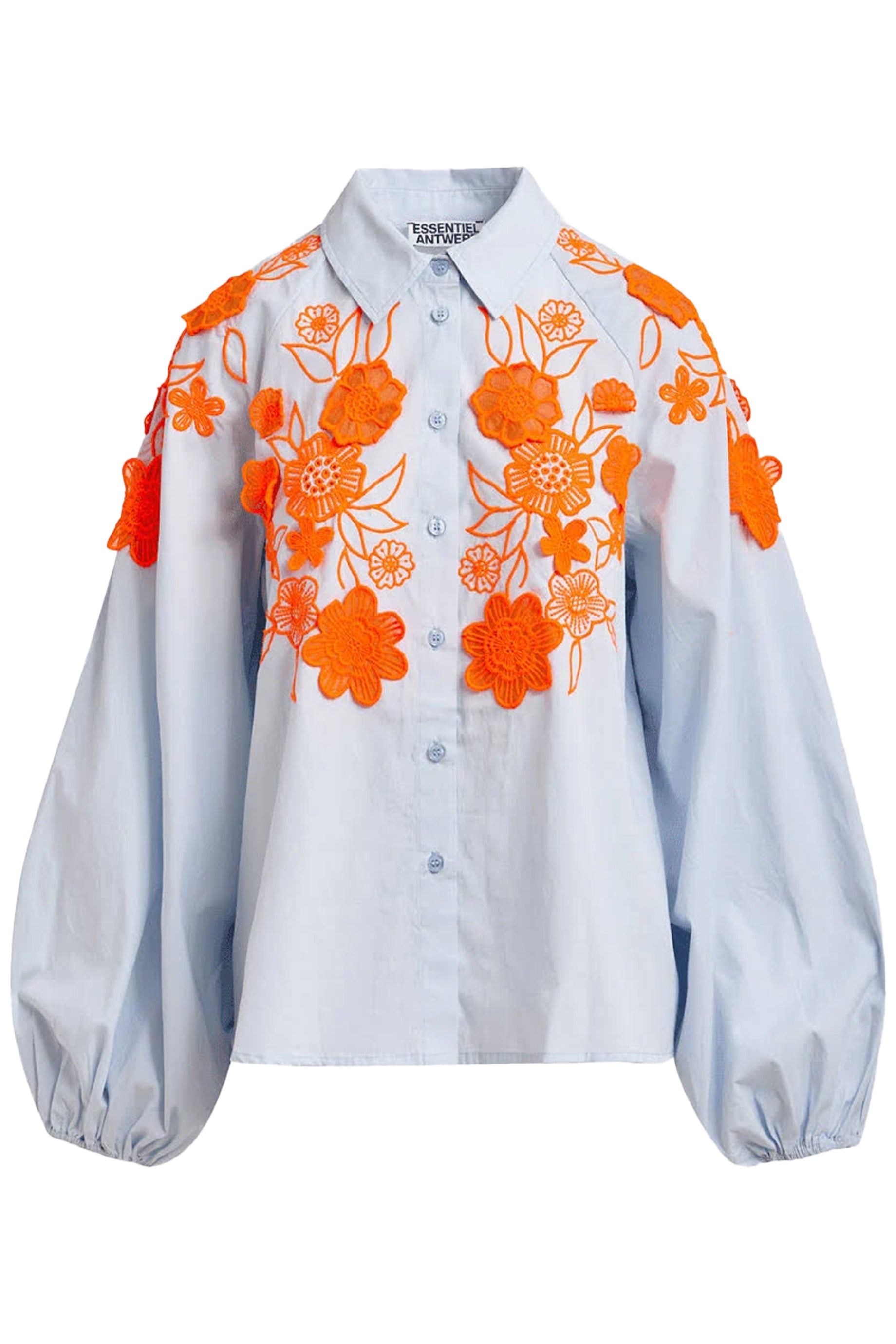 Essentiel Antwerp Joella Flower Shirt - Blue – Husk