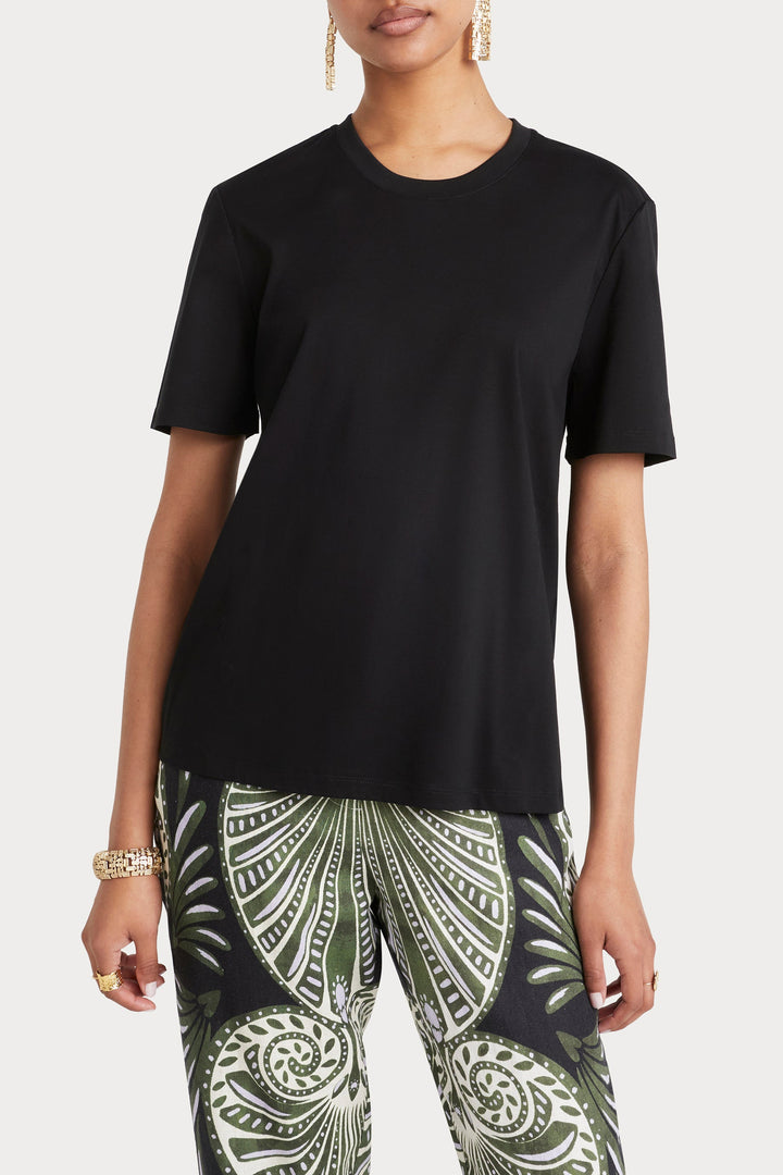 Husk TAILORED TEE - Black
