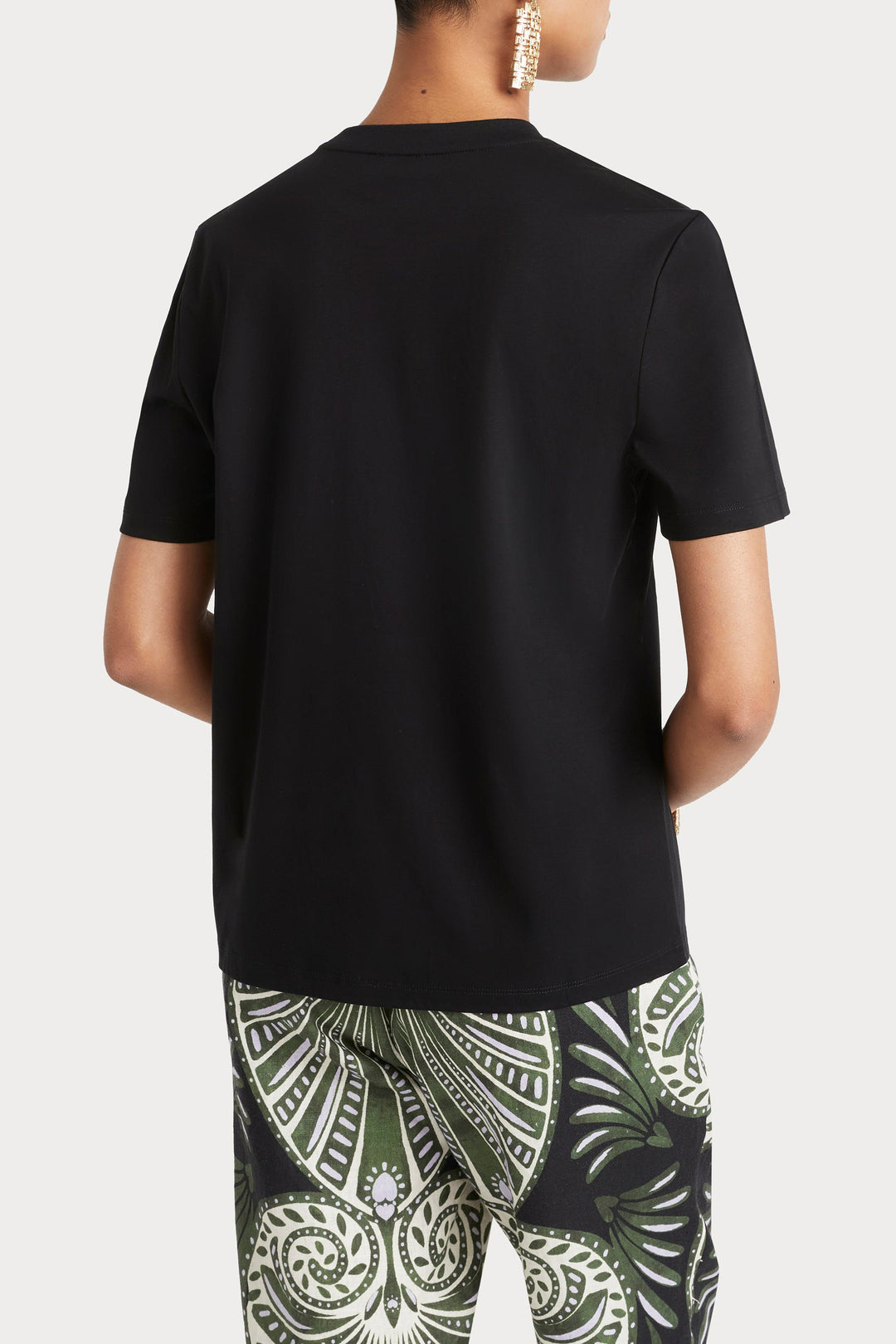 Husk TAILORED TEE - Black