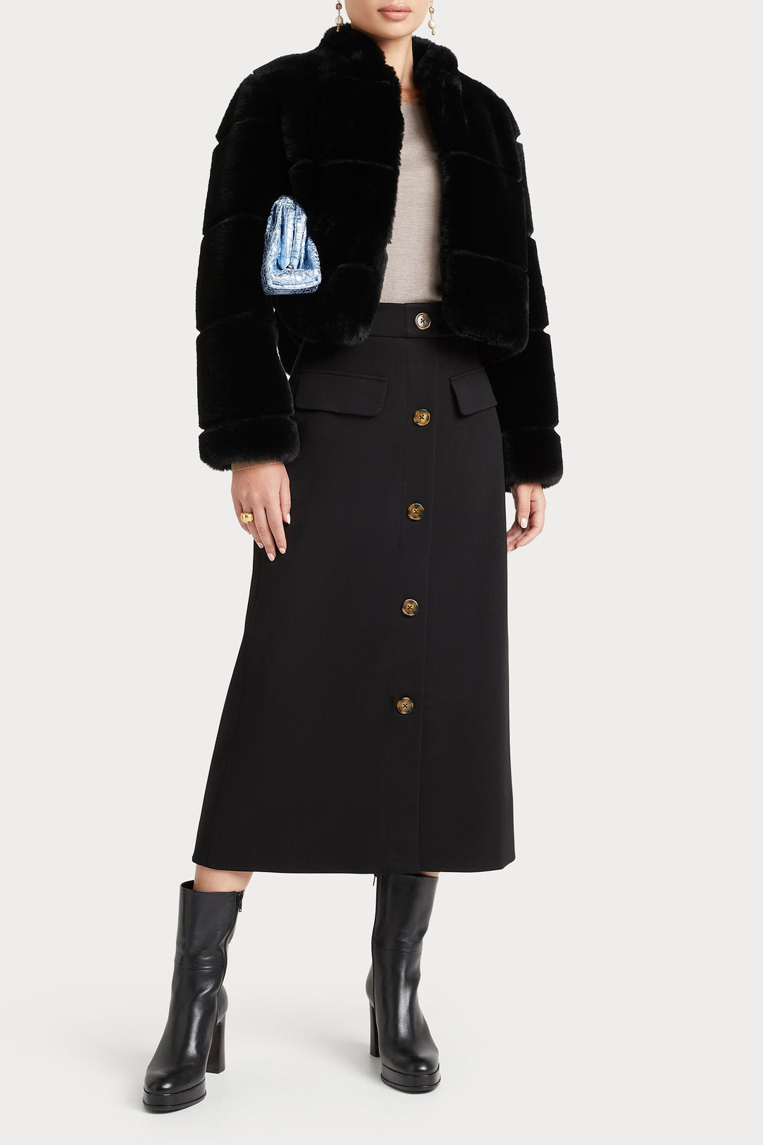 Husk DANIKA JACKET - Black
