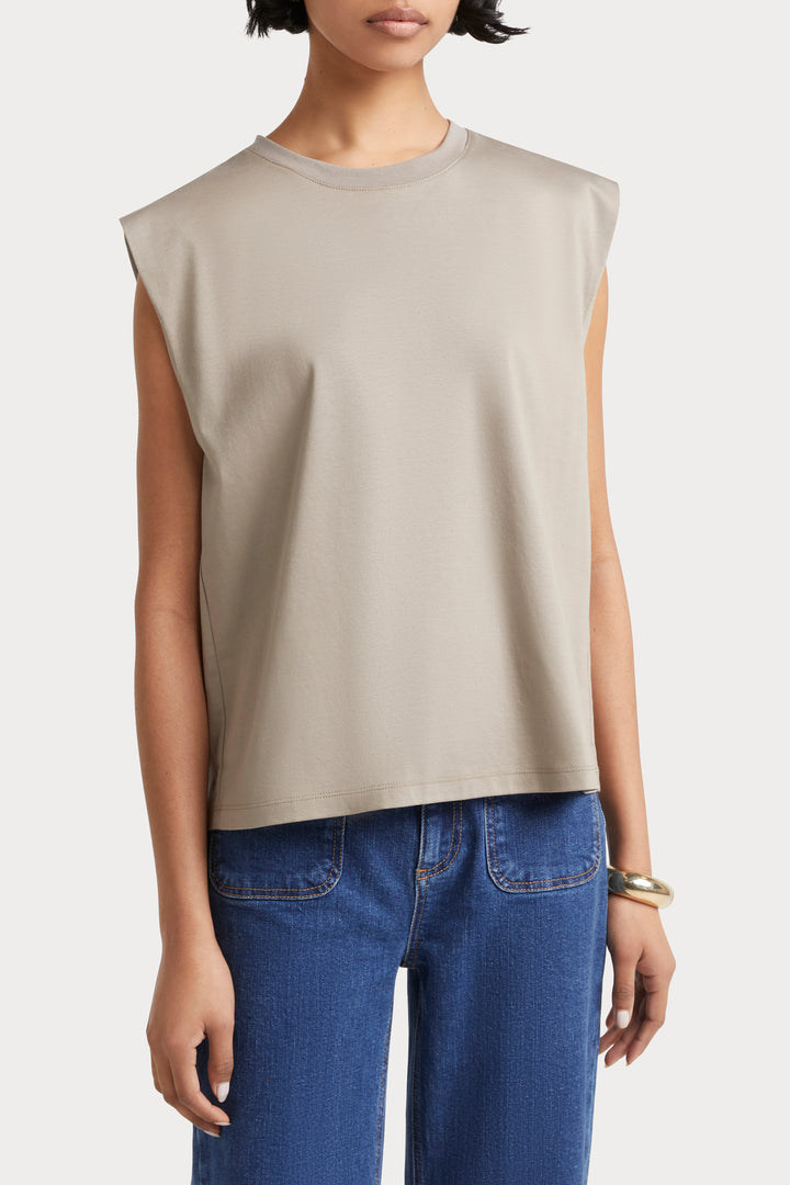 Husk Tailored tank - Khaki