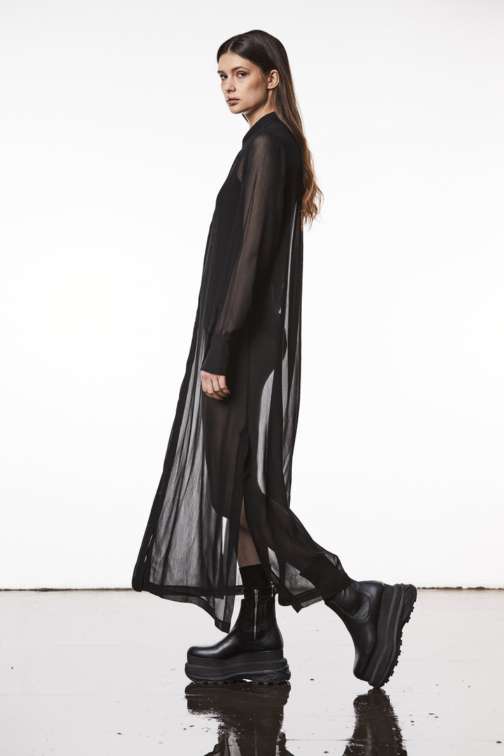 Thom Krom Sheer Dress - Black