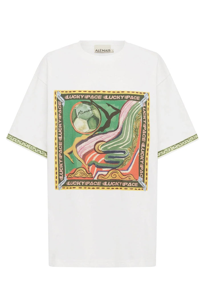Alemais LUCKY TEE - Cream