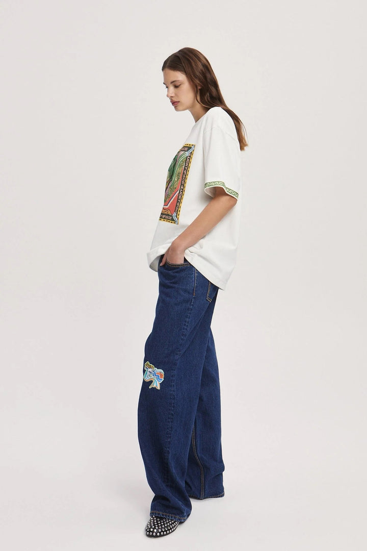 Alemais LUCKY TEE - Cream