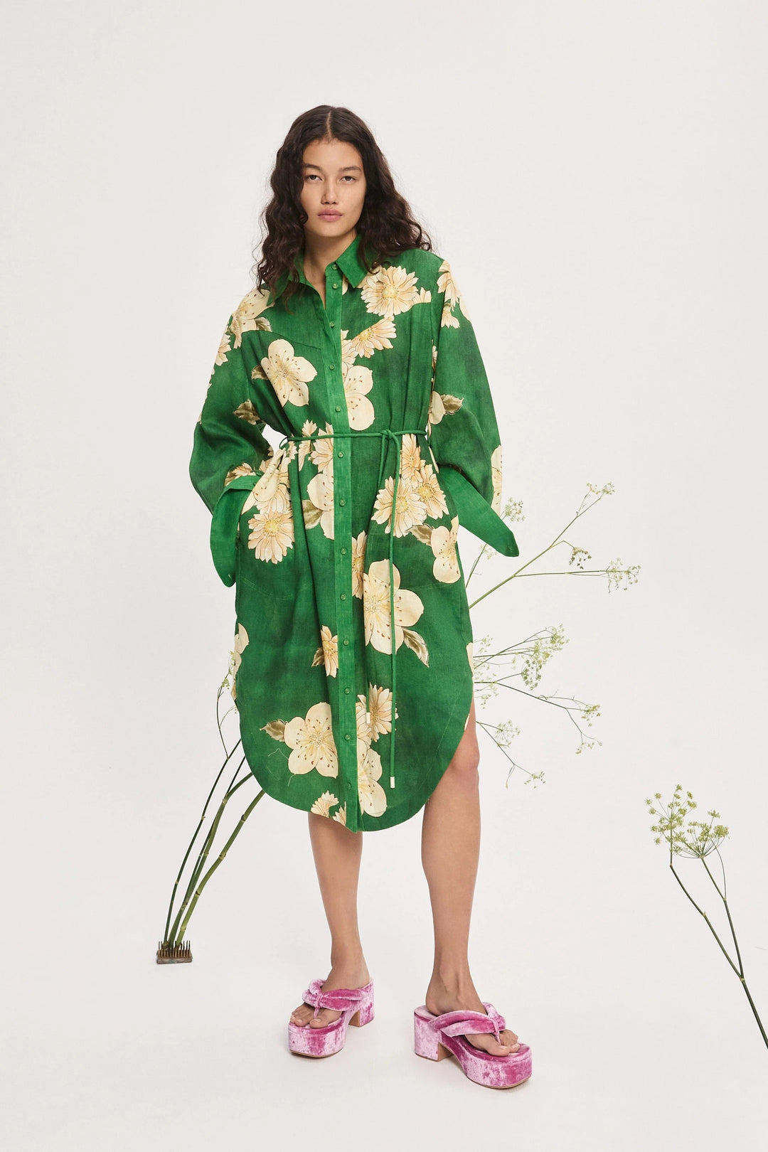 Alemais SAGE DRESS - Green