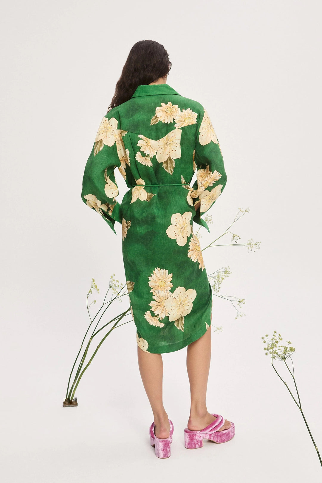 Alemais SAGE DRESS - Green