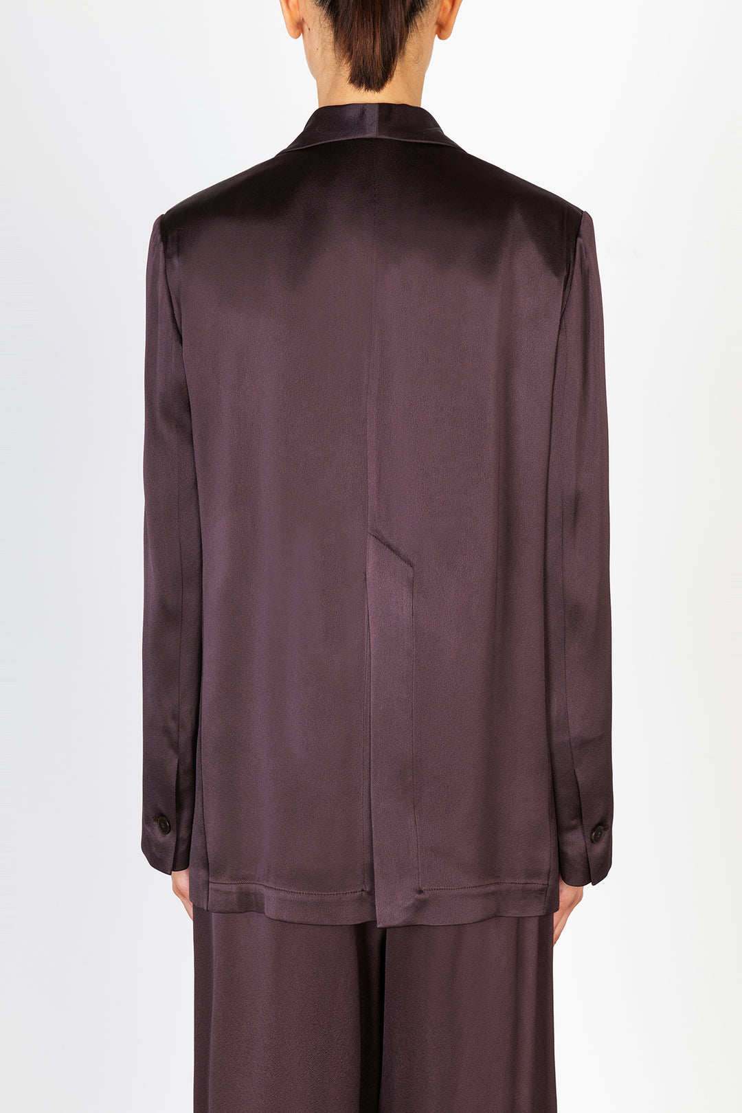 Alysi Satina Blazer - Aubergine
