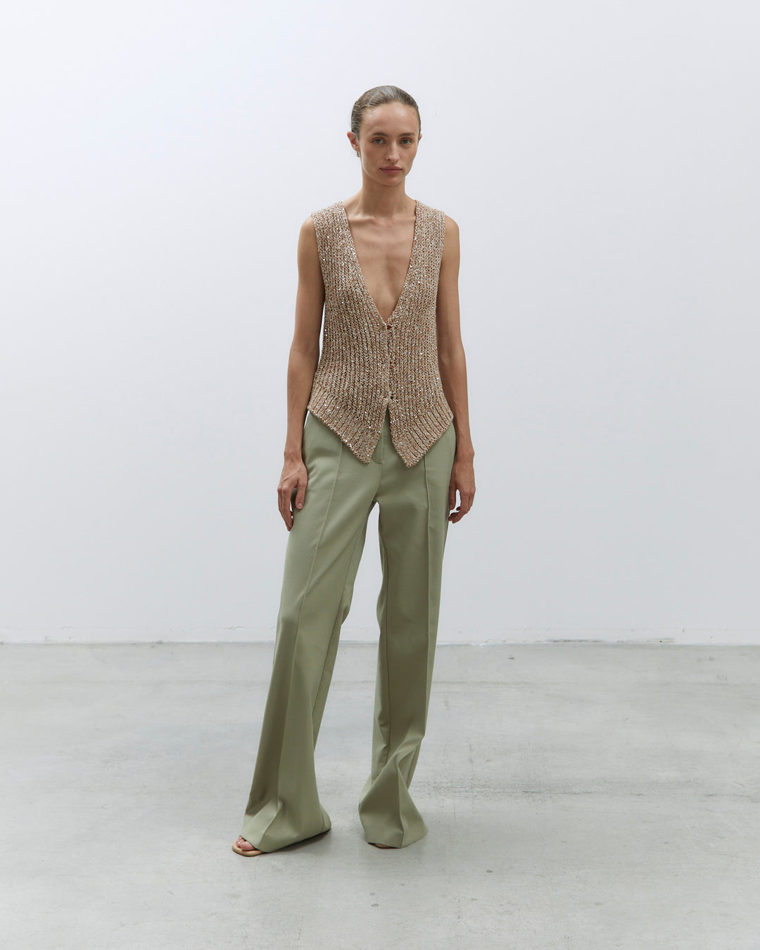 Alysi Deloris Gilet - Oat