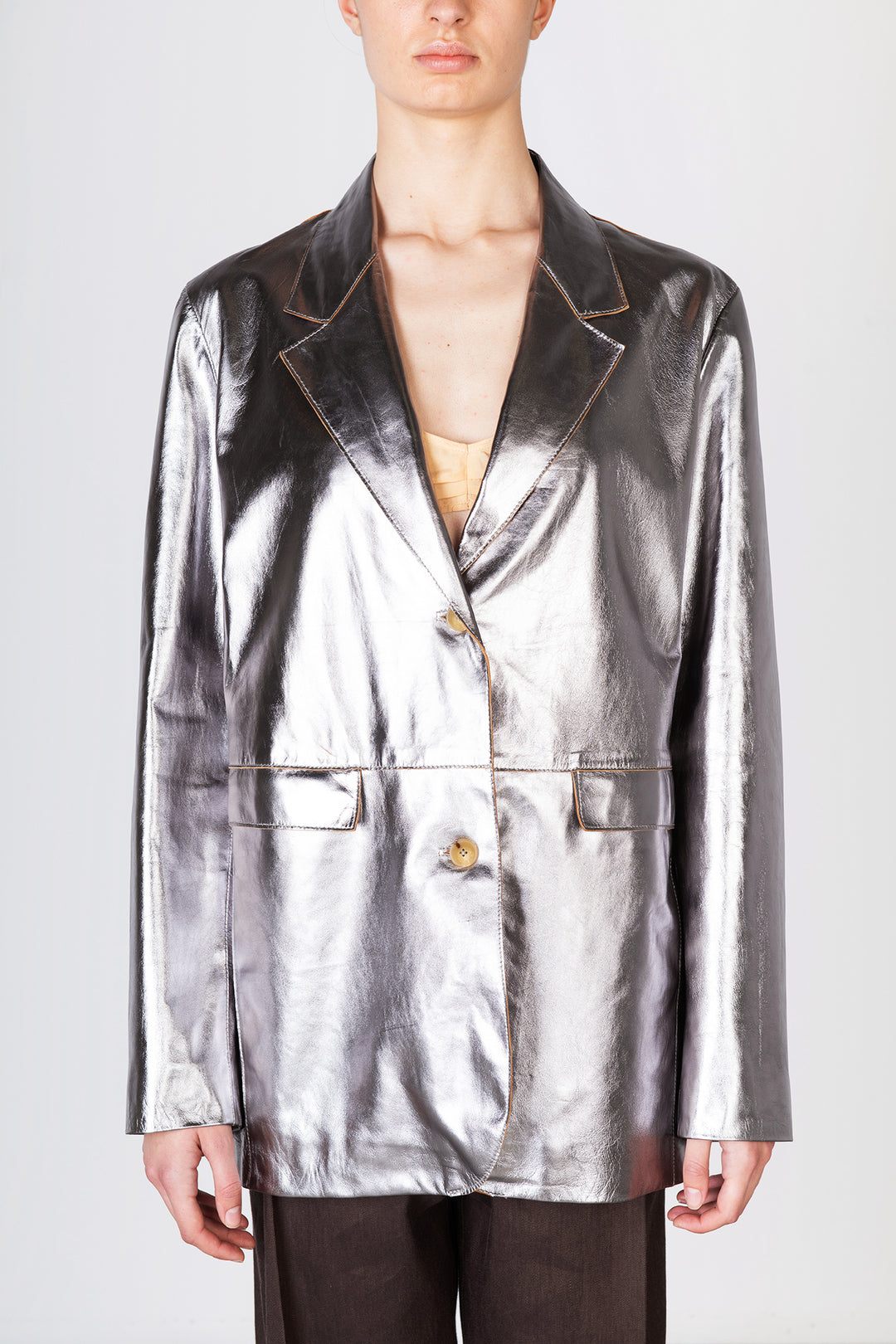 Alysi Cinzia Blazer - Gunmetal