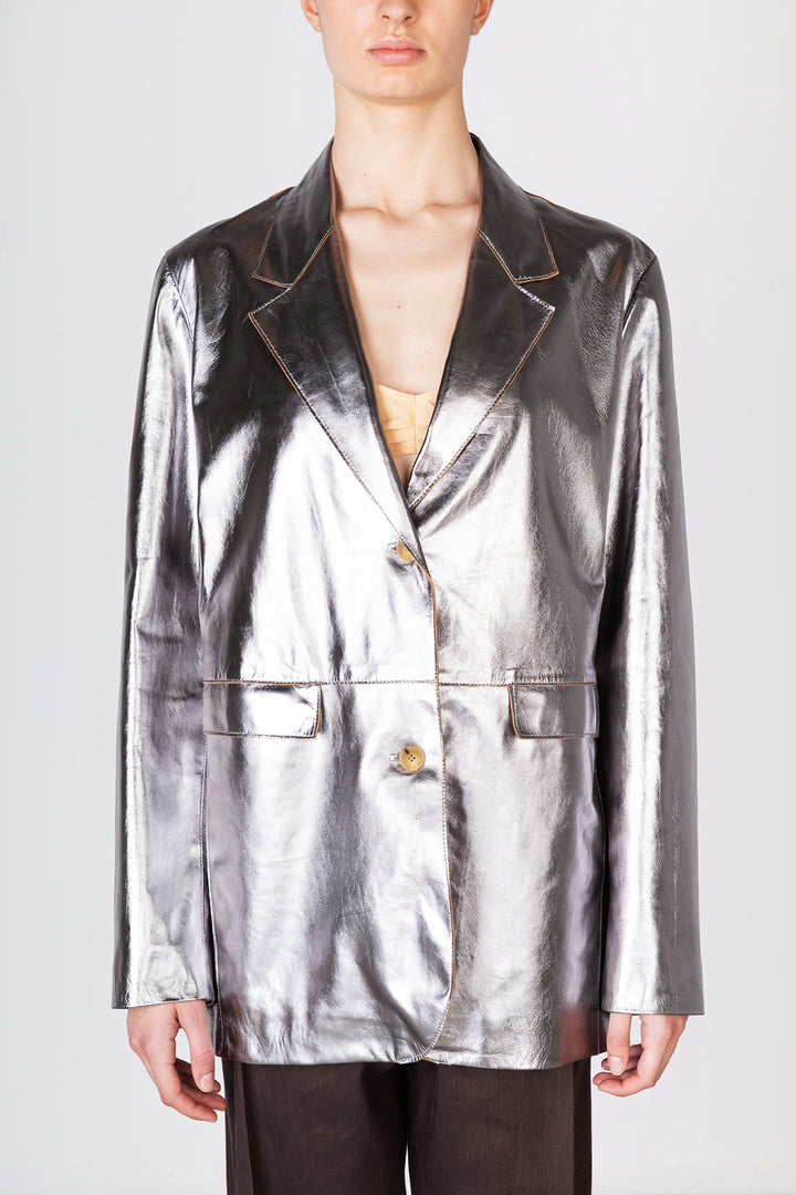 Alysi Cinzia Blazer - Gunmetal