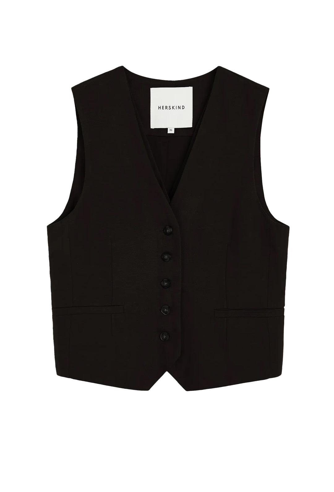 Herskind Double Vest - Black
