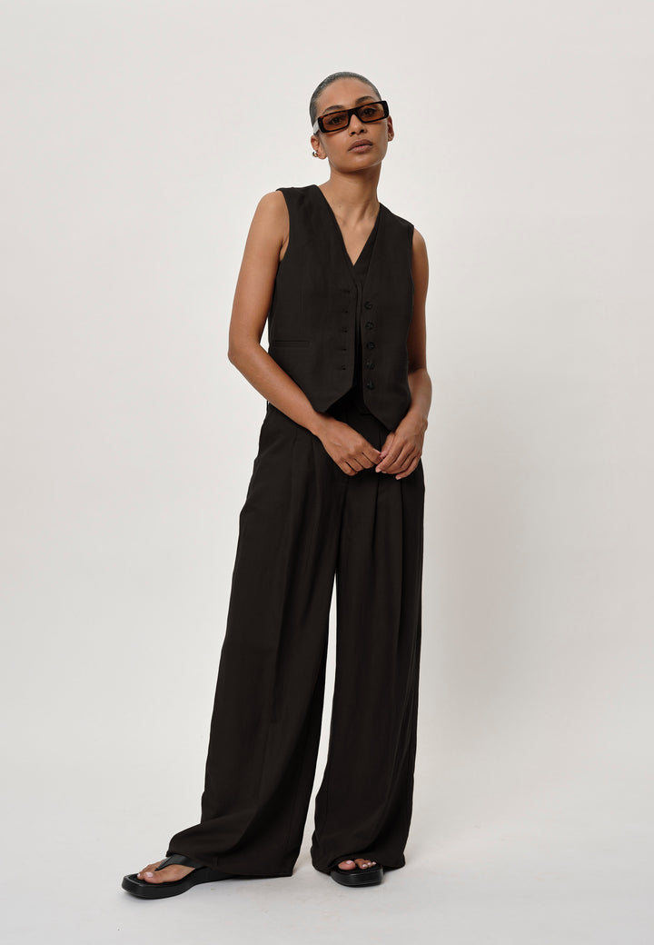 Herskind Double Vest - Black