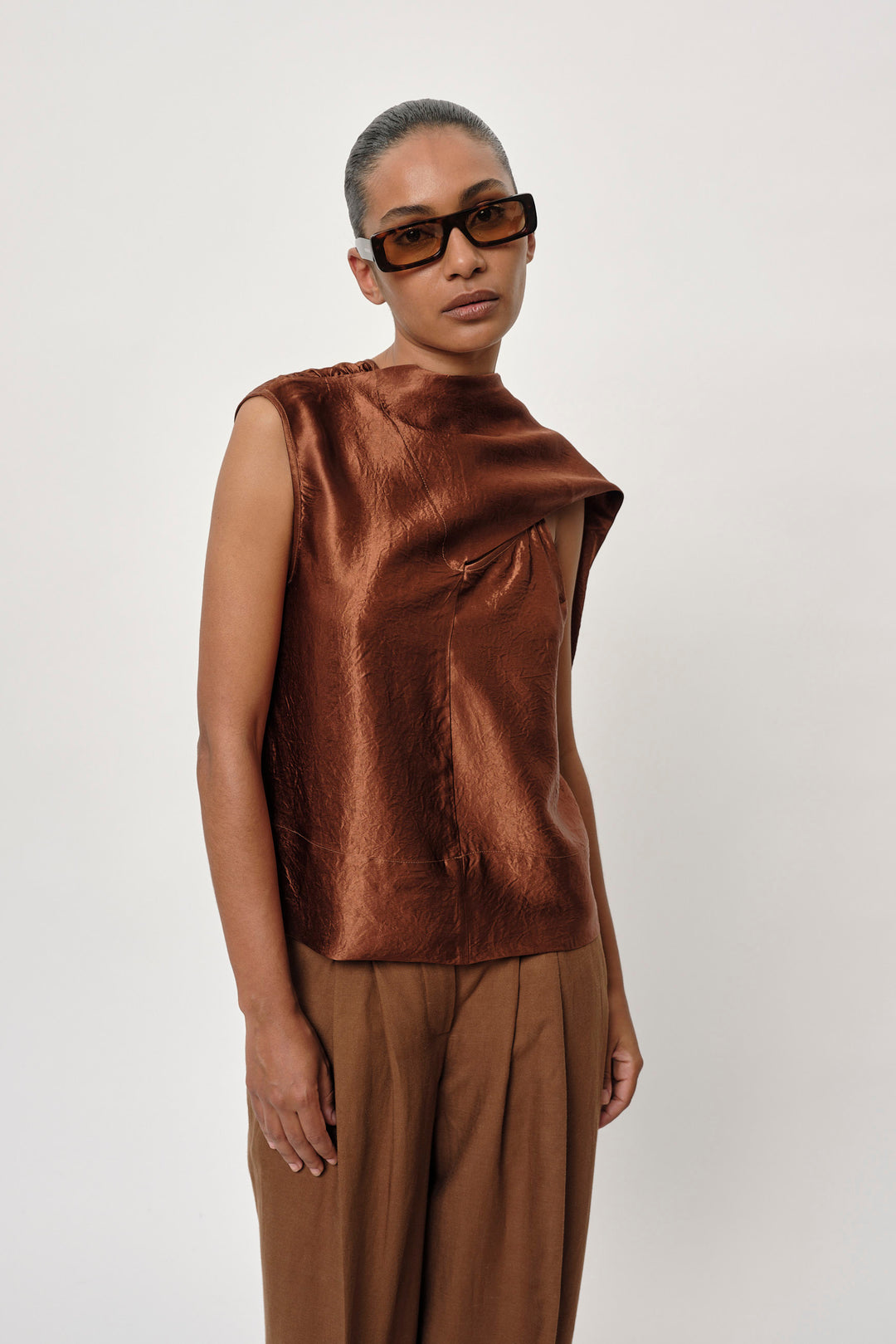 Herskind Ava Top - Toffee